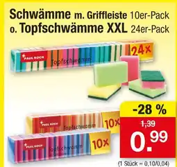 Zimmermann Paul koch schwämme m. griffleiste Angebot