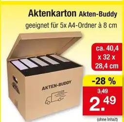 Zimmermann Akten-buddy aktenkarton Angebot