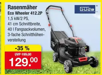 Zimmermann Güde eco wheeler 412.2p Angebot