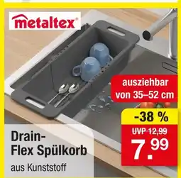 Zimmermann Metaltex drain-flex spülkorb Angebot