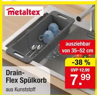 Zimmermann Metaltex drain-flex spülkorb Angebot