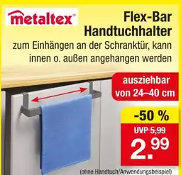 Zimmermann Metaltex flex-bar handtuchhalter Angebot