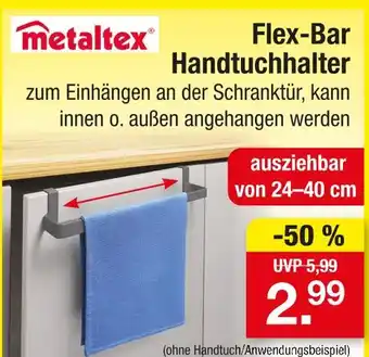 Zimmermann Metaltex flex-bar handtuchhalter Angebot