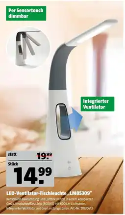 Hagebau Led-ventilator-tischleuchte Angebot
