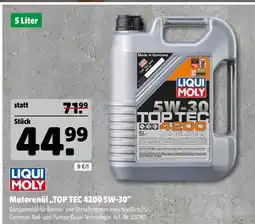 Hagebau Liqui moly top tec 4200 5w-30 Angebot