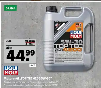 Hagebau Liqui moly top tec 4200 5w-30 Angebot