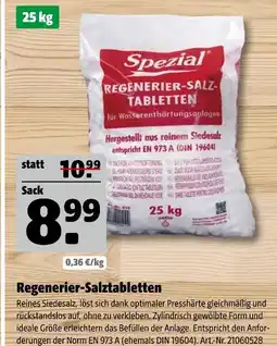 Hagebau Spezial regenerier-salztabletten Angebot