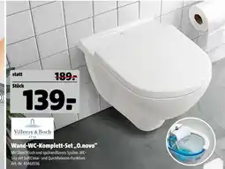 Hagebau Villeroy & boch wand-wc-komplett-set „o.novo“ Angebot