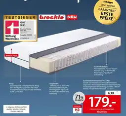 Zurbrüggen Brekle taschenfederkernmatratze flex air Angebot