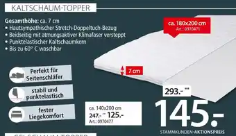 Zurbrüggen Intro kaltschaum-topper Angebot