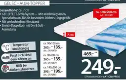 Zurbrüggen Gelschaum-topper ca. 90x100 cm Angebot