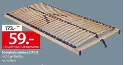 Zurbrüggen Federholzrahmen sirius Angebot