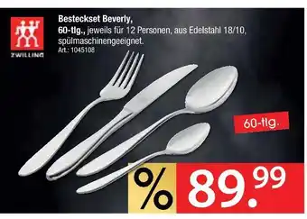 Zurbrüggen Zwilling besteckset beverly Angebot