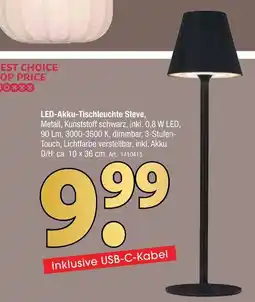 Zurbrüggen Led-akku-tischleuchte steve Angebot