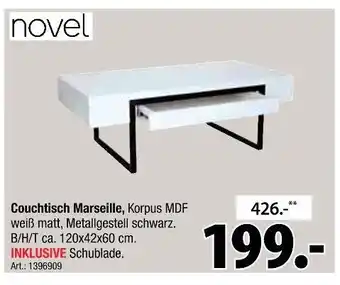 Zurbrüggen Novel couchtisch marseille Angebot