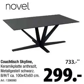 Zurbrüggen Novel couchtisch skyline Angebot