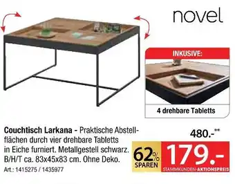 Zurbrüggen Novel couchtisch larkana Angebot
