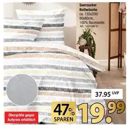 Zurbrüggen Seersucker bettwäsche Angebot
