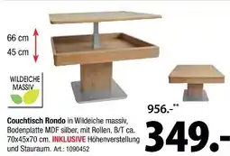 Zurbrüggen Couchtisch rondo Angebot