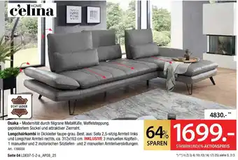 Zurbrüggen Celina home osaka longchairkombi Angebot