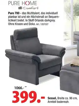 Zurbrüggen Pure home comfort sessel Angebot