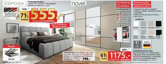 Zurbrüggen Novel polsterbett, polsterbettgestell oder schwebetürenschrank Angebot