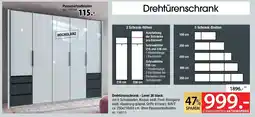 Zurbrüggen Drehtürenschrank - level 36 black Angebot
