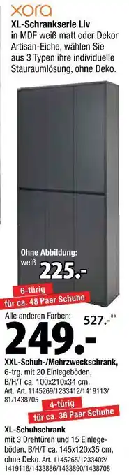 Zurbrüggen Xora xxl-schuh-/mehrzweckschrank Angebot