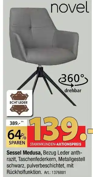 Zurbrüggen Novel sessel medusa Angebot