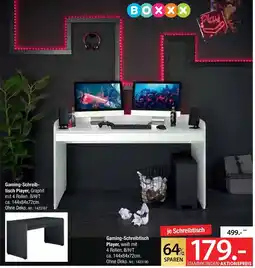 Zurbrüggen Boxxx gaming-schreibtisch player Angebot