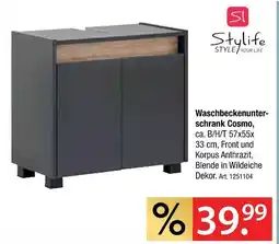Zurbrüggen Stylife waschbeckenunterschrank cosmo Angebot