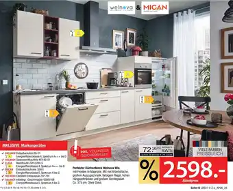 Zurbrüggen Welnova win perfekter küchenblock Angebot
