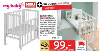 Zurbrüggen My baby lou beistellbett nina Angebot