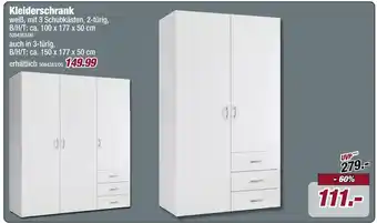 Poco Kleiderschrank, 2-türig Angebot