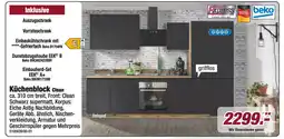 Poco Beko, express küchenblock clean Angebot