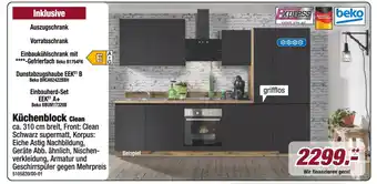 Poco Beko, express küchenblock clean Angebot