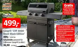 Bauhaus Kingstone gasgrill 'cliff 3000 beast black edition' oder schutzhülle Angebot