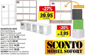 SCONTO Raumteiler-serie Angebot