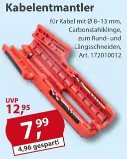 Sonderpreis Baumarkt Kabelentmantler Angebot