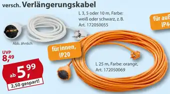 Sonderpreis Baumarkt Verlängerungskabel Angebot