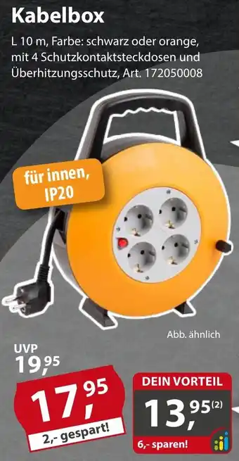 Sonderpreis Baumarkt Kabelbox Angebot