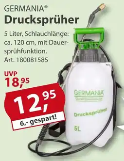 Sonderpreis Baumarkt GERMANIA Drucksprüher Angebot