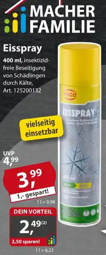 Sonderpreis Baumarkt WECO Eisspray Angebot