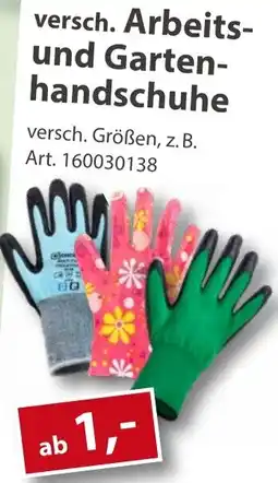Sonderpreis Baumarkt Arbeits- und Gartenhandschuhe Angebot