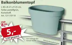 Sonderpreis Baumarkt Balkonblumentopf Angebot