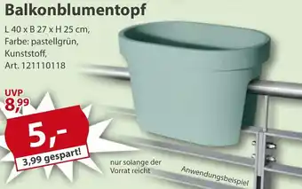 Sonderpreis Baumarkt Balkonblumentopf Angebot