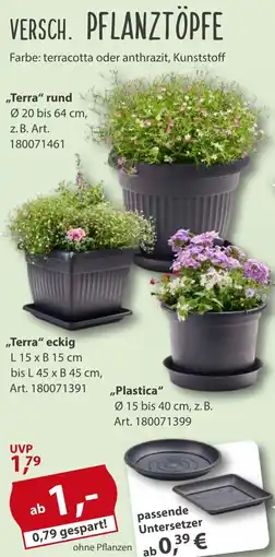 Sonderpreis Baumarkt Versch. Pflanztöpfe Angebot