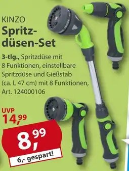 Sonderpreis Baumarkt KINZO Spritzdüsen-Set Angebot