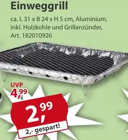 Sonderpreis Baumarkt Einweggrill Angebot
