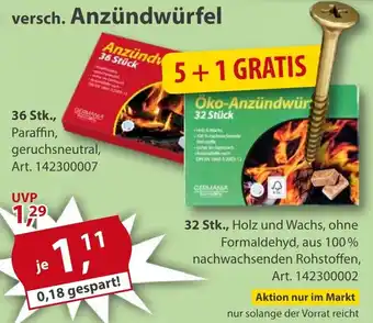 Sonderpreis Baumarkt versch. Anzündwürfel Angebot